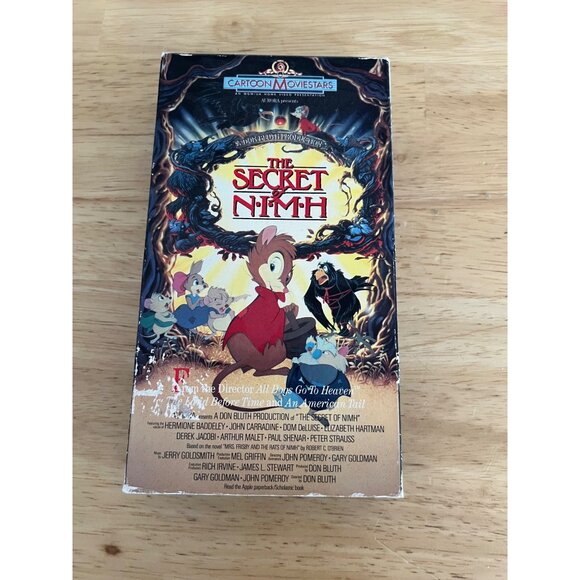 The Secret Of NIMH VHS Vintage 1982 Animated Movie Classic Film - Picture 1 of 4